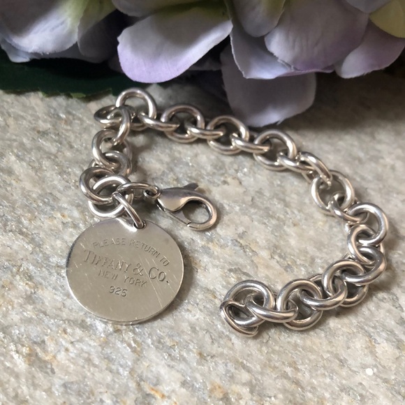Tiffany & Co. Jewelry - Tiffany & Co. Return to Tiffany Round Tag Charm Bracelet